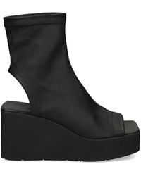 Vic Matié - Cut-Out Wedge Sandals - Lyst