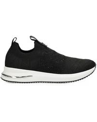 Mexx - Rhinestone-Embellished Slip-On Sneakers - Lyst