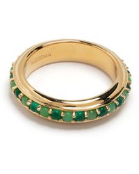 Missoma - Crystal-embellished Polished Ring - Lyst