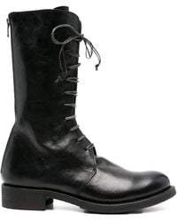 shotof - Lace-Up Leather Boots - Lyst