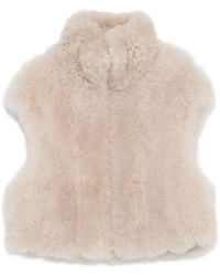 Liska - High-Neck Sleeveless Gilet - Lyst