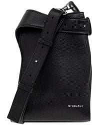 Givenchy - Small Leather Belted Messenger Bag - Lyst