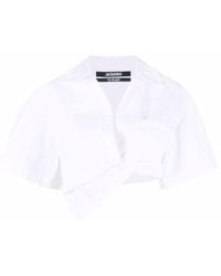 Jacquemus - Cropped Blouse - Lyst