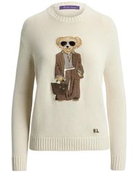 Ralph Lauren - Polo Bear Silk Sweater - Lyst