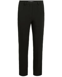 KARL LAGERFELD - Logo-Embroidered Trousers - Lyst