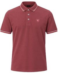 Blauer - Agassiz Logo-Patch Tipped Polo Shirt - Lyst