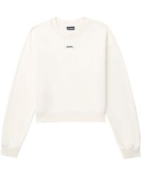 Jacquemus - Katoenen Sweater Met Logopatch - Lyst