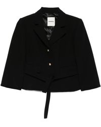 Sandro - Belted Tailored Jacket - Lyst