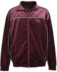 BREATH - Script-Logo Piping Velour Sweatshirt - Lyst