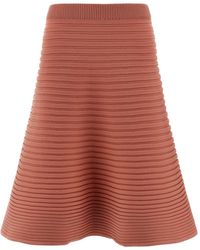 Pleats Please Issey Miyake - 'bounce Knit' Skirt - Lyst