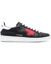 DSquared² - Boxer Leather Low-top Sneakers - Lyst