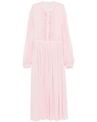 Giambattista Valli - Ruffled Midi Dress - Lyst