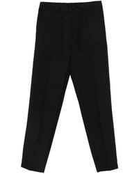 KARL LAGERFELD - Drawstring Straight-Leg Trousers - Lyst