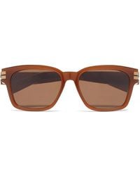 ZEGNA - Square-Frame Tinted Sunglasses - Lyst