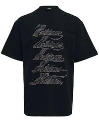 we11done - Logo-Detail T-Shirt - Lyst