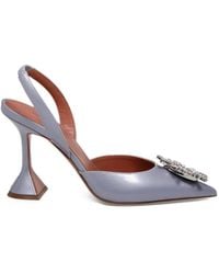 AMINA MUADDI - Begum Sling 95 Patent Pumps - Lyst
