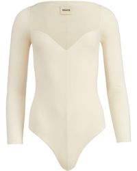 Khaite - Mara Long-sleeve Bodysuit - Lyst