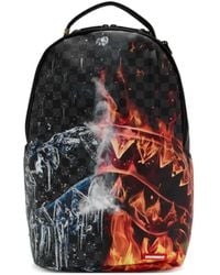 Sprayground - Karierter Rucksack mit grafischem Print - Lyst