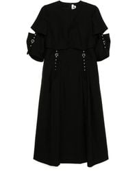 Noir Kei Ninomiya - Slashed-Sleeves Dress - Lyst
