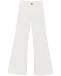 The Seafarer - Jane Corduroy Patch-Pocket Jeans - Lyst