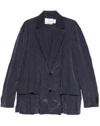 Feng Chen Wang - Single-Breasted Blazer - Lyst
