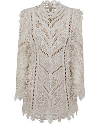 Zimmermann - Illuminate Cornelli Crochet Minidress - Lyst