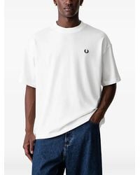Fred Perry - Oversized T-Shirt - Lyst