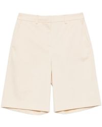 Patrizia Pepe - Logo-Detail Tailored Shorts - Lyst