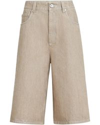 Brunello Cucinelli - Button-Fastening Shorts - Lyst