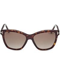 Tom Ford - Sonnenbrille Mit Butterfly-Gestell - Lyst