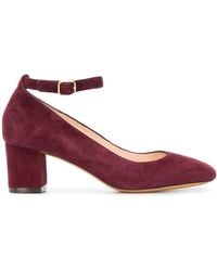 Tila March Side-buckle Court Shoes - Red