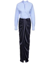 V:PM ATELIER - Corynna Draped Maxi Dress - Lyst