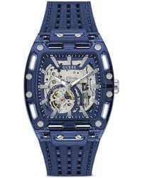 Guess - Phoenix Skeleton 41.5Mm Watch - Lyst