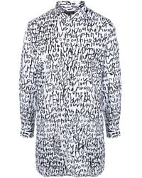 Comme des Garçons - Camisa larga con estampado abstracto - Lyst