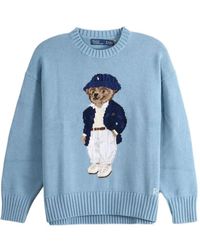 Polo Ralph Lauren - Polo Bear Intarsia-Knit Sweater - Lyst