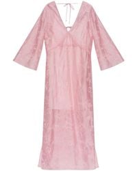 Munthe - Robe Longue Boris À Broderies - Lyst