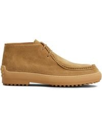 Tod's - Winter Gommino Lace-Up Boots - Lyst