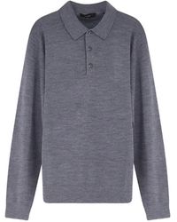 Vince - Pullover Mit Poloshirtkragen - Lyst