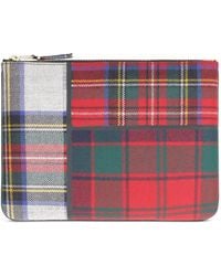 Comme des Garçons - Tartan-Patchwork Clutch - Lyst