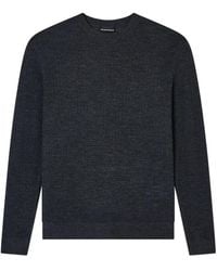 Emporio Armani - テクスチャード ウール セーター - Lyst