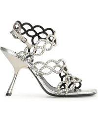 Sergio Rossi - Sr Mermaid 100Mm Sandals - Lyst