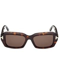 Tom Ford - Rectangle-Frame Sunglasses - Lyst