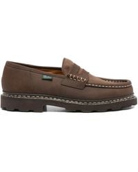 Paraboot - Leather Penny Loafers - Lyst