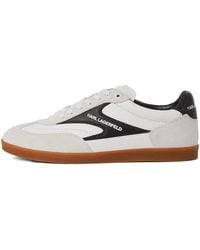 KARL LAGERFELD - Kandidate Leather Sneakers - Lyst