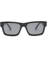 Prada - Sonnenbrille Mit Eckigem Gestell - Lyst