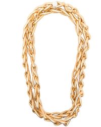 Maria Calderara - Collar Grueso Con Diseño Entretejido - Lyst