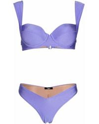 Noire Swimwear - Shine Finish Bikini Set - Lyst