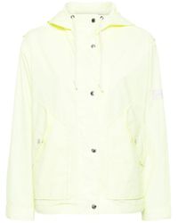 Yves Salomon - Kapuzenjacke Mit Druckknöpfen - Lyst