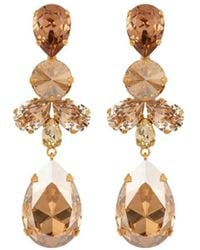 Jennifer Behr - Jilian クリスタル ドロップピアス - Lyst