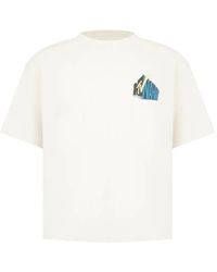 NAHMIAS - Logo-Print Boxy T-Shirt - Lyst